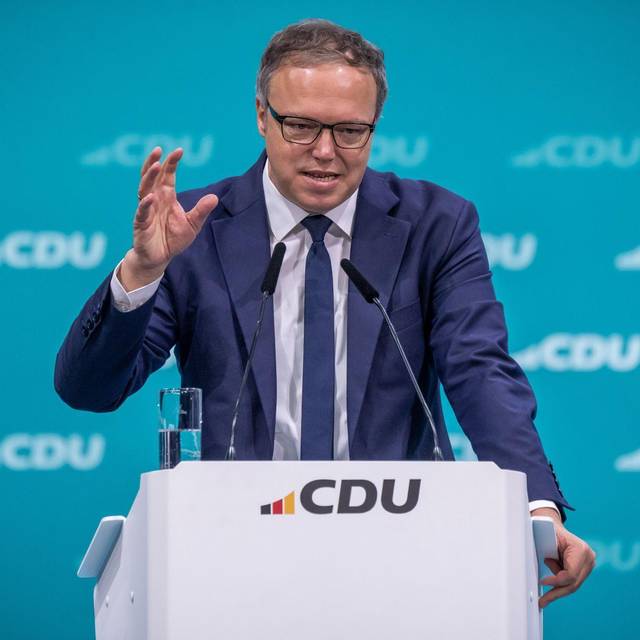 Thüringer CDU-Spitzenkandidat Mario Voigt