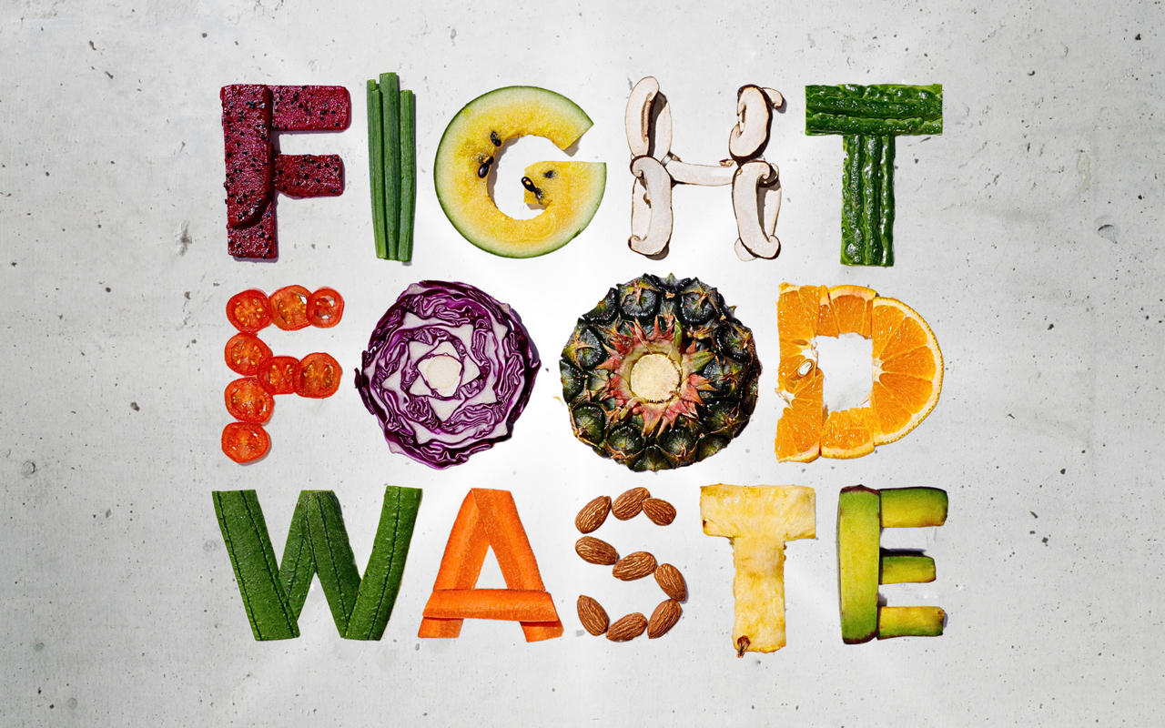 Fight Food Waste - Schriftzug