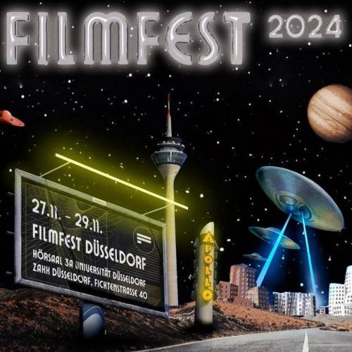 Infoplakat für das 22. Düsseldorfer Filmfest