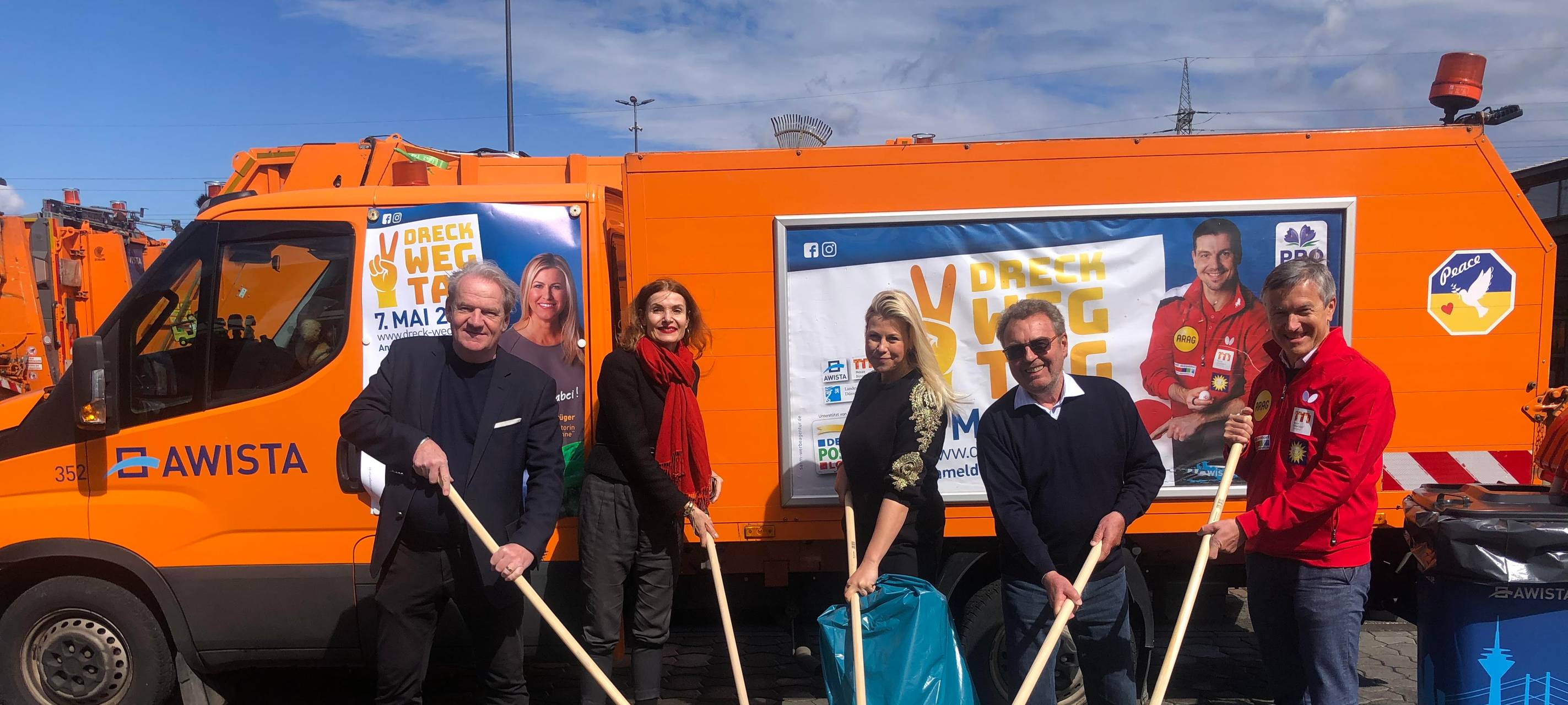 Dreck-Weg-Tag: in Düsseldorf wird heute Müll gesammelt